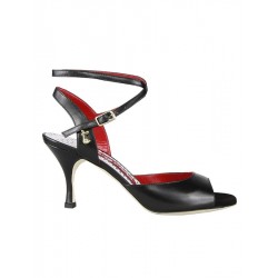 Tangolera style ANITA (A1CL) Nappa Nero PS narrow fit T7