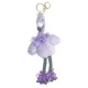 Lilac Keychain Dancing Flamingo 