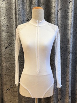 Body Zena White Dot  długi rękaw Juli Garden