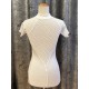 Leotard Zena White Dot short sleeve Juli Garden 