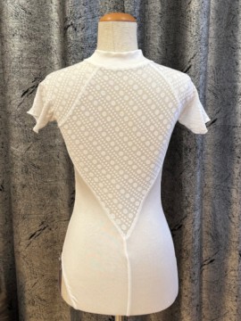 Body Zena White Dot krótki rękaw Juli Garden