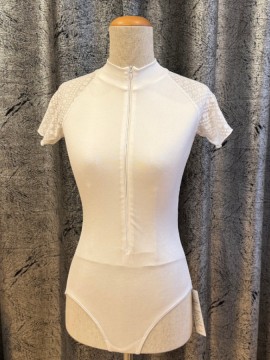 Body Zena White Dot krótki rękaw Juli Garden