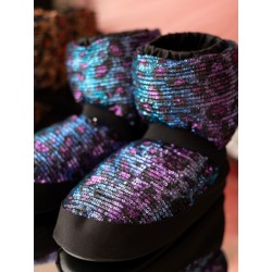 Warm Up Boots GLAM LEO Purple Grand Prix 