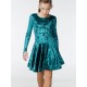 Alona crushed velvet tournament dress Dance me