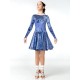 Alona crushed velvet tournament dress Dance me