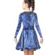 Alona crushed velvet tournament dress Dance me