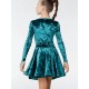 Alona crushed velvet tournament dress Dance me