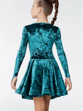 Alona crushed velvet Juvenile dress DanceMe