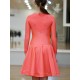 Dress with 3/4 sleeves and lace for girls 