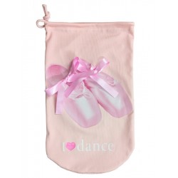 I LOVE DANCE Premiere ballet shoes bag