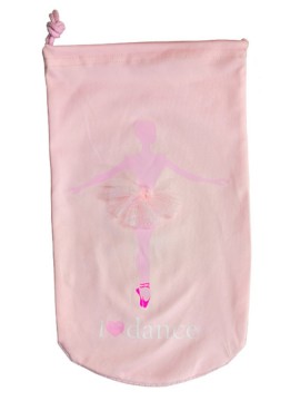 I LOVE DANCE Bibi pointe shoe bag
