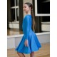 Dress with 3/4 sleeves and lace for girls 