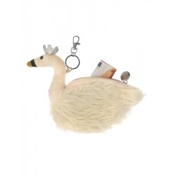 Brelok - portmonetka Swan Purse pluszowy łabędź