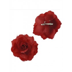 Decorative Red Rose with tulle
