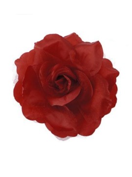 Decorative Red Rose with tulle