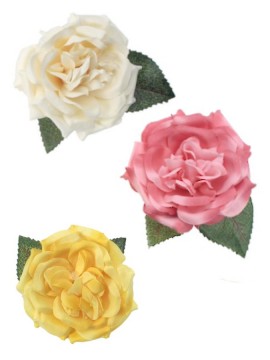 Small decorative rose with leaves 19532
