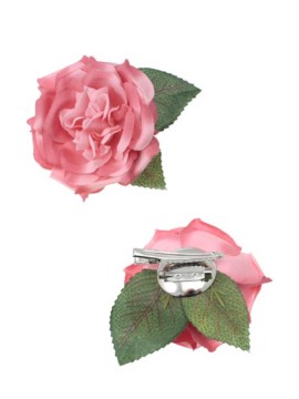 Small decorative rose with leaves 19532