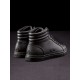 Fuego High-Top Black Sneakers