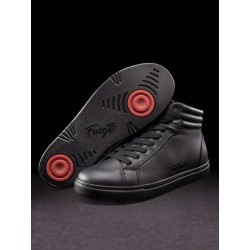Fuego High-Top Black Sneakers