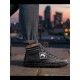 Fuego High-Top Black Sneakers