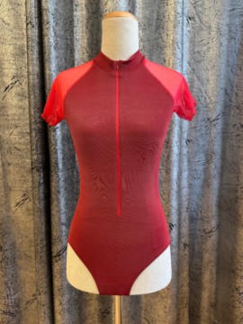 Zena leotard Simply Red short sleeve Juli Garden 