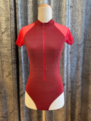 Zena leotard Simply Red short sleeve Juli Garden 