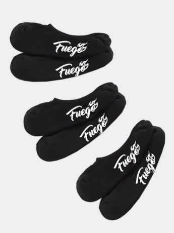 No-Show Dance Socks Fuego