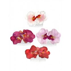Orchidea dekoracyjny grzebień do włosów