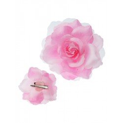 Decorative Pink Rose with tulle