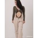 Body taneczne dwuczęściowe Sahara Khaki LaFitwear