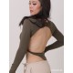 Body taneczne dwuczęściowe Sahara Khaki LaFitwear