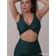 Set taneczny Panama Bottle Green body i szerokie spodnie LaFitwear