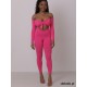 Kalahari Barbie Pink dance jumpsuite long sleeve LaFitwear