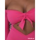 Kombinezon taneczny długi rękaw Kalahari Barbie Pink LaFitwear