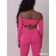 Kombinezon taneczny długi rękaw Kalahari Barbie Pink LaFitwear