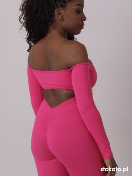 Kalahari Barbie Pink dance jumpsuite long sleeve LaFitwear
