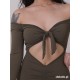 Kombinezon taneczny długi rękaw Kalahari Khaki LaFitwear