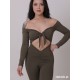 Kombinezon taneczny długi rękaw Kalahari Khaki LaFitwear