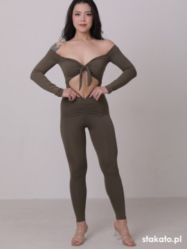 Kombinezon taneczny długi rękaw Kalahari Khaki LaFitwear