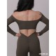 Kombinezon taneczny długi rękaw Kalahari Khaki LaFitwear