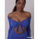 Kombinezon taneczny długi rękaw Kalahari Royal Blue LaFitwear