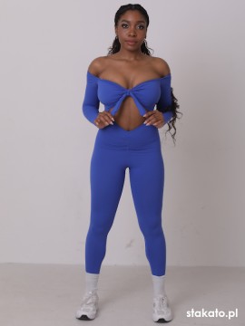 Kombinezon taneczny długi rękaw Kalahari Royal Blue LaFitwear