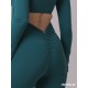 Kombinezon taneczny długi rękaw Kalahari Teal Green LaFitwear
