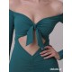 Kombinezon taneczny długi rękaw Kalahari Teal Green LaFitwear