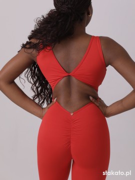 Ceylon Coral tank dance jumpsuite LaFitwear