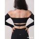 Top taneczny odkryte ramiona Salvador Black LaFitwear