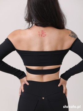 Top taneczny odkryte ramiona Salvador Black LaFitwear
