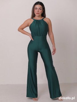 Kombinezon taneczny na ramiączkach Havana Bottle Green LaFitwear