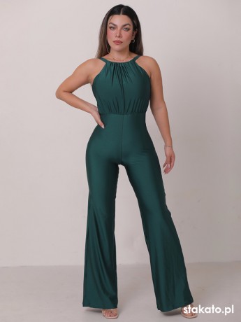 Havana Bottle Green dance tank jumpsuite LaFitwear