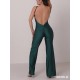 Havana Bottle Green dance tank jumpsuite LaFitwear